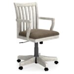 Ashley Furniture Havalance White Desk Chair